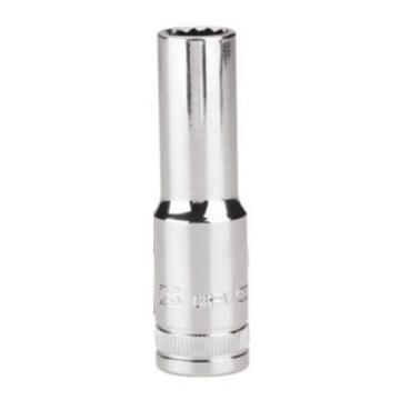 BOSI/波斯 1/2"(12.5mm)系列十二角镜面长套筒30mm BS365130B