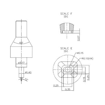 SPTsmallprecisiontools SPT 吸嘴1059D-17.48-HTV21-PL-0.35-0.25-0.05 DD-PUT-1956