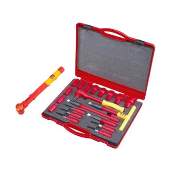 SATA/世达 VDE套筒组套09267和96616绝缘扭力扳手套装 09267+96616