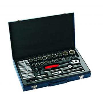 JETECH/捷科 1/2"系列公制组套，37件套 SK1/2-37S，16037