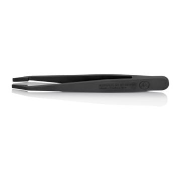 凯尼派克 防静电黑色塑料镊子，115mm 92 09 04 ESD