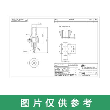 SPTsmallprecisiontools SPT 吸嘴1059D-17.48-W-RT-0.26-0.32-0.20 WITH SLOT DD-PUT-0896-S9