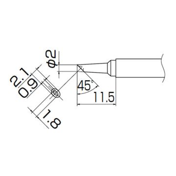白光 烙铁头T13系列，配套FM-2026 T13-BCM2