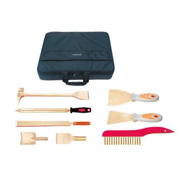 Raxwell 防爆9件套组合套装工具，铍青铜9pcs RTBK0062