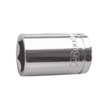 BOSI/波斯 1/4"(6.3mm)英制六角镜面短套筒1/4" BS360874