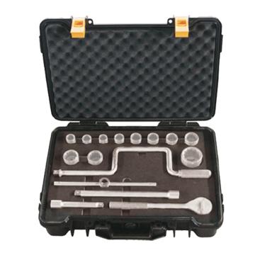 维度 不锈钢1/2”方17件套盒装套筒 ST8512
