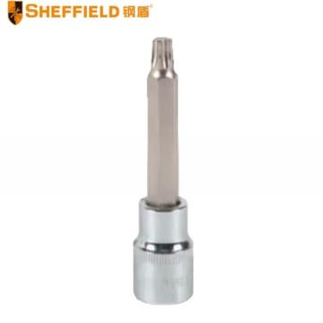 SHEFFIELD/钢盾 12.5MM系列长花型旋具套筒T-45(100mm) S015245