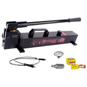 雷恩 薄型液压油缸套装，10T，6米油管行程11mm P392+GA-3+GN0610+JH7860+RSM100