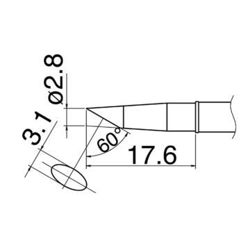 白光 焊咀T31系列，配套焊台FX-100 T31-01BC28