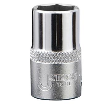 JETECH/捷科 1/2"系列六角公制套筒22mm SK1/2-22