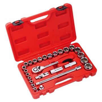 JETECH/捷科 1/2"系列公制组套，27件套SK1/2-27SP，17127 SK1/2-27SP