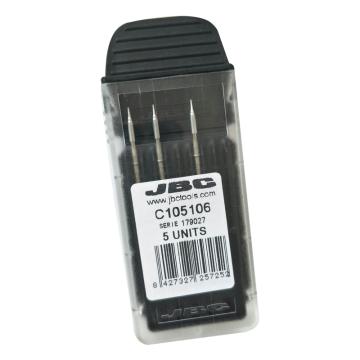 JBC 微型烙铁头，5支/盒圆锥形，0.5mm C105106
