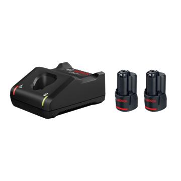 BOSCH 电池2电1充套装，Starterkit 12V2.0Ah*2+ GAL 1240，12V/2.0Ah(新) 1600A01B6T
