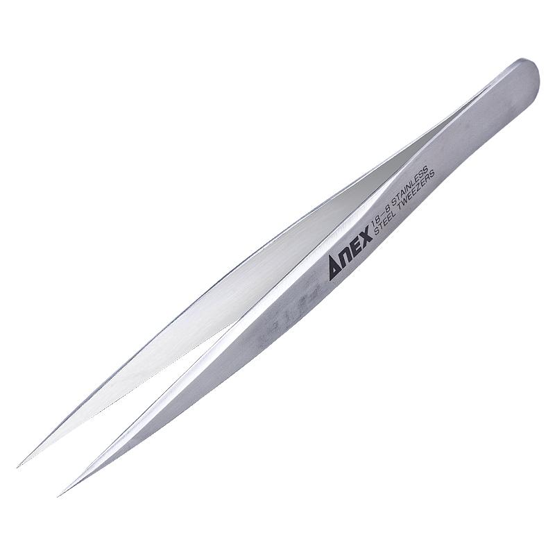 ANEX (ANEX)精密不锈钢镊子 细尖型120mm No.202