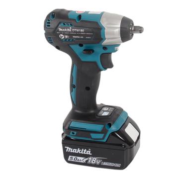 牧田 充电式冲击扳手，3/8"，180Nm 0-2400/0-1300rpm，18V，5.0Ah电池 DTW180RTJ