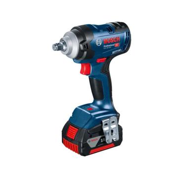 博世 无刷充电式冲击扳手，1/2"，18V，400Nm，裸机不含充电器和电池，06019K00K1 GDS 18V-400裸机