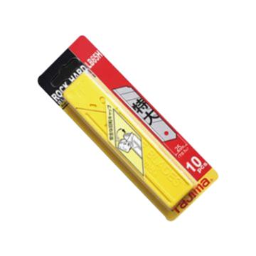 TAJIMA/田岛 美工刀刀片，标准型 配超重型美工刀(10片装) LB65H