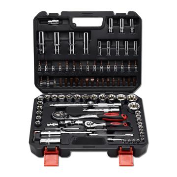 卡夫威尔 94件套机修汽修套筒12.5mm+6.3mm SS13094A
