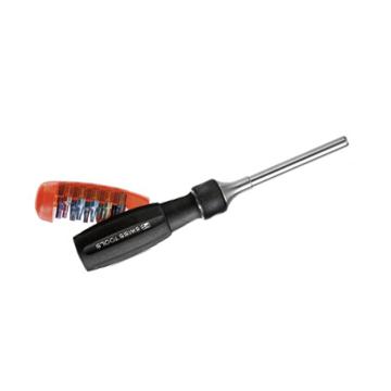 PB SWISS TOOLS 弹仓式可换批头棘轮螺丝刀内存10个精密披头 PB 6510.R-100