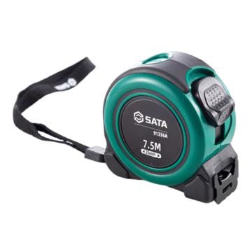 SATA/世达 凯锋系列橡塑型钢卷尺7.5mx25mm 91336A
