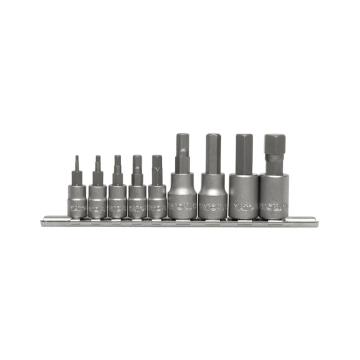 YATO/易尔拓 1/4"&3/8"六角旋具套筒组套 YT-04401