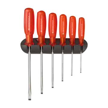 PB SWISS TOOLS 6件套多功能一字螺丝刀改锥起子螺丝批(含托架） PB 6240