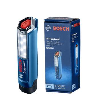 博世 充电手电筒手持式LDE灯照明灯采光灯，12V，裸机(不含充电器和电池)，06014A10L0 GLI 120-Li
