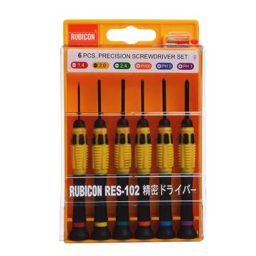 RUBICON/罗宾汉 精密螺丝起子套装，6支装 RES-102