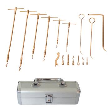 Raxwell 防爆盘根工具，铍青铜16pcs RTBC2050