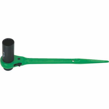 世霸工具 单长六角套筒两用棘轮扳手（爪型）对边尺寸：24×27 RN2427L