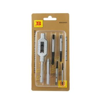 BOSI/波斯 5件断头螺丝取出器组套（带铰手架）5件套 BS522025