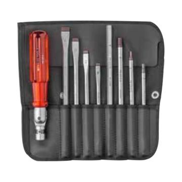 PB SWISS TOOLS 可折叠手柄螺丝刀组套，9件套 PB 225