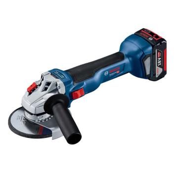 博世 充电式角磨机，125mm盘径，18V/2.0两电一充 GWS 18V-10（06019J4084+1600A01B6K）