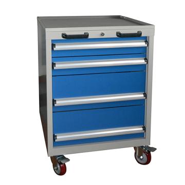 Raxwell 四抽标准可移动工具车(带挂板、3层工具），566×600×1315（工具可定制） RTTS0038