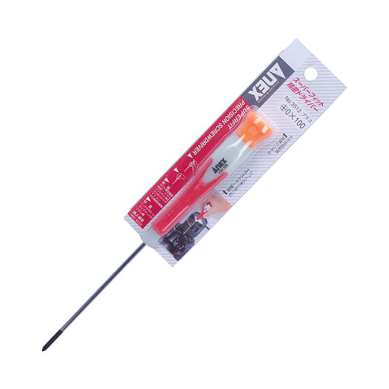 ANEX (ANEX)强力精密螺丝刀 PH0X100mm(十字) No.3512