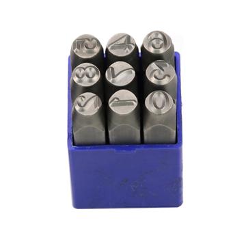 长城精工 9pcs数字钢号码8mm 428408