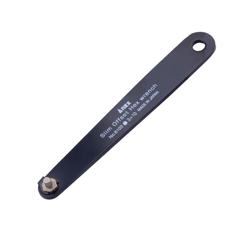 ANEX (ANEX)超薄轻小型内六角扳手 No.6103 H3.0X10mm