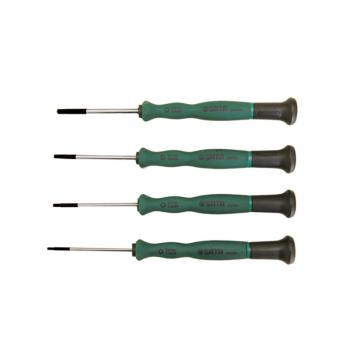 SATA/世达 六角螺丝批，微型塑柄1.5x50mm 63104
