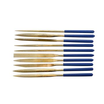 长城精工 镀钛金刚石什锦锉锉刀金刚石锉刀，10件套5*180mm 413938