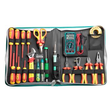 宝工 Pro'sKit VDE高压绝缘工具套装19件 PK-2810H
