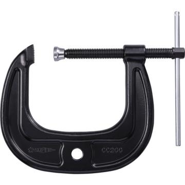 世霸工具 虾钳夹（C型）强力宽型 200mm 阳极电泳涂装 CC200