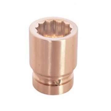 桥防 防爆加深风动套筒头1/2"，18mm，铝青铜 T8QF107-18