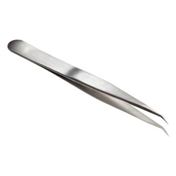 威乐 EREM尖细弯头30°镊子不锈钢防锈115mm 5BSA