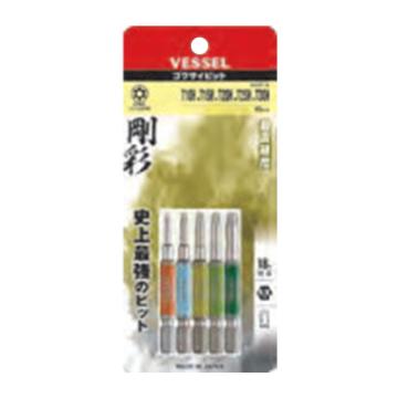 威威 1/4"（6.35mm）六角柄中孔梅花刚彩批头套装5件套 4907587 337146/GS5P-33