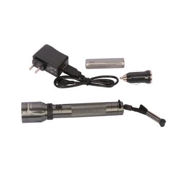 SHEFFIELD/钢盾 LED充电式手电筒，强光防水手电筒照明工具3W S030010