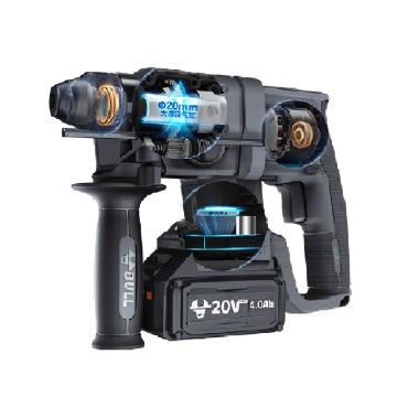 公牛 20V 22mm锂电无刷电锤 GDC20-22S(4.0S)