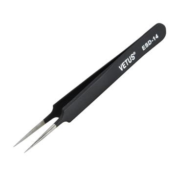 VETUS ESD系列防静电高精密镊子廋尖型，110mm ESD-14