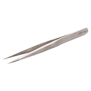 ZOCO 不锈钢高精密镊子尖型，120mm ST-10