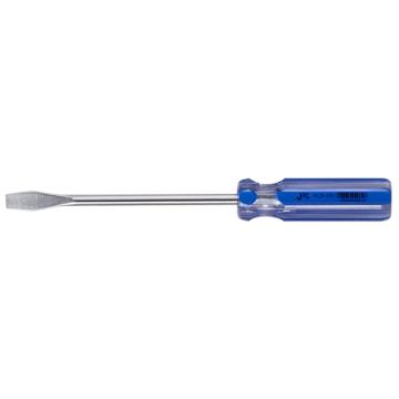 JETECH/捷科 彩条柄一字螺丝刀8*150mm LC8-150 (-)050986