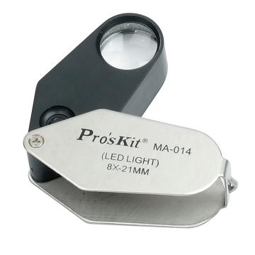 宝工 Pro'sKit 8X LED灯放大鏡∮21mm MA-014